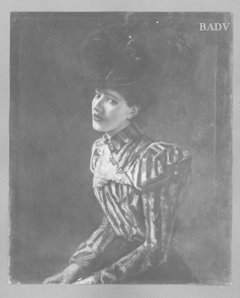 Portrait of a lady by Albert von Keller