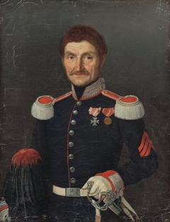 Portrait of a Man in a Uniform by Anonymous