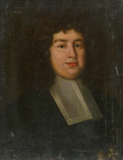 Portrait of a Man in a White Collar by Anonymous