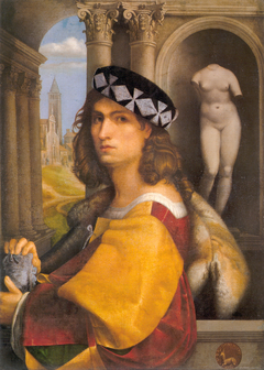 Portrait of a Man (Self-Portrait) by Domenico Caprioli
