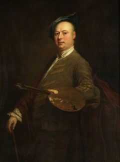 Portrait of a painter by Bartholomew Dandridge