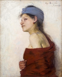 Portrait of a Woman (Gypsy) by Olga Boznańska