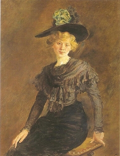Portrait of Carlota Vidal by Lluïsa Vidal