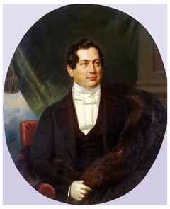 "Portrait of Dmitry Volkonsky" by Franz Krüger