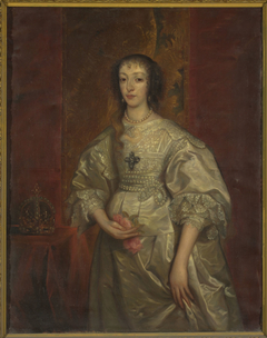 Portrait of Henrietta Maria (1609–1699), Queen of England by Anthony van Dyck