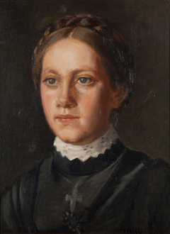 Portrait of Karoline Marie Larsen Løth by Michael Peter Ancher