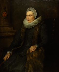 Portrait of Maria Bosschaert, wife of Adriaen Stevens by Anthony van Dyck
