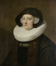 Portrait of Maria Petitpas, second Wife of Johannes Wttenbogaert (Jan Uytenbogaert) by Unknown Artist