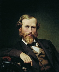 Portrait of Painter Konstantin Flavitsky by Fyodor Bronnikov