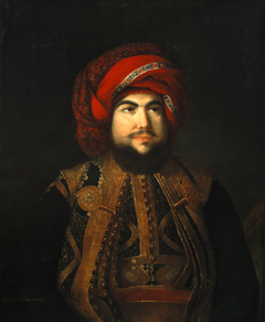 Portrait of Sidi Mohamed Machsen, Governor of Tripoli by Coraly de Fourmond