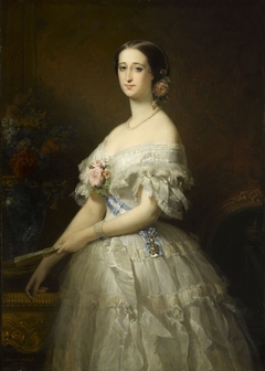 Portrait of the Empress Eugenie by Edouard Louis Dubufe