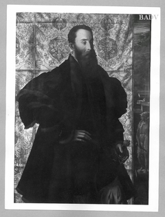 Porträt eines Mannes mit Mantel und Degen