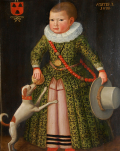 Portret Rochus Rees op 3-jarige leeftijd (kind van het geslacht Rees) by anonymous painter