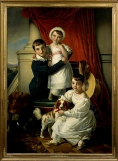 Portret van de kinderen Van Romondt