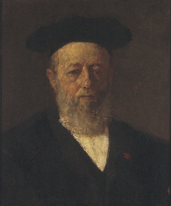 Portret van Pieter Johannes Veth (1814-1895) by Jan Veth