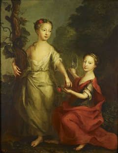 Princesses Anne (1709-1759) and Amelia (1711-1786) by Martin Maingaud