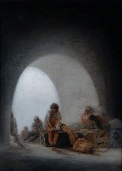 Prison Interior by Francisco de Goya