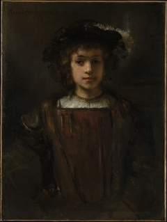 Rembrandt's Son Titus by Anonymous
