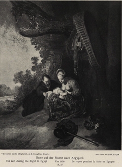 Rest on the Flight into Egypt by Rembrandt
