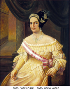 Retrato de Domitila de Castro Canto e Melo (Marquesa de Santos) by Maximiliano Scholze