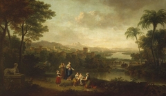 River Landscape with the Finding of Moses