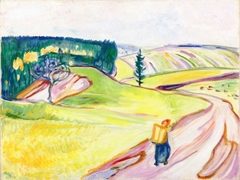 Road in Thüringen by Edvard Munch