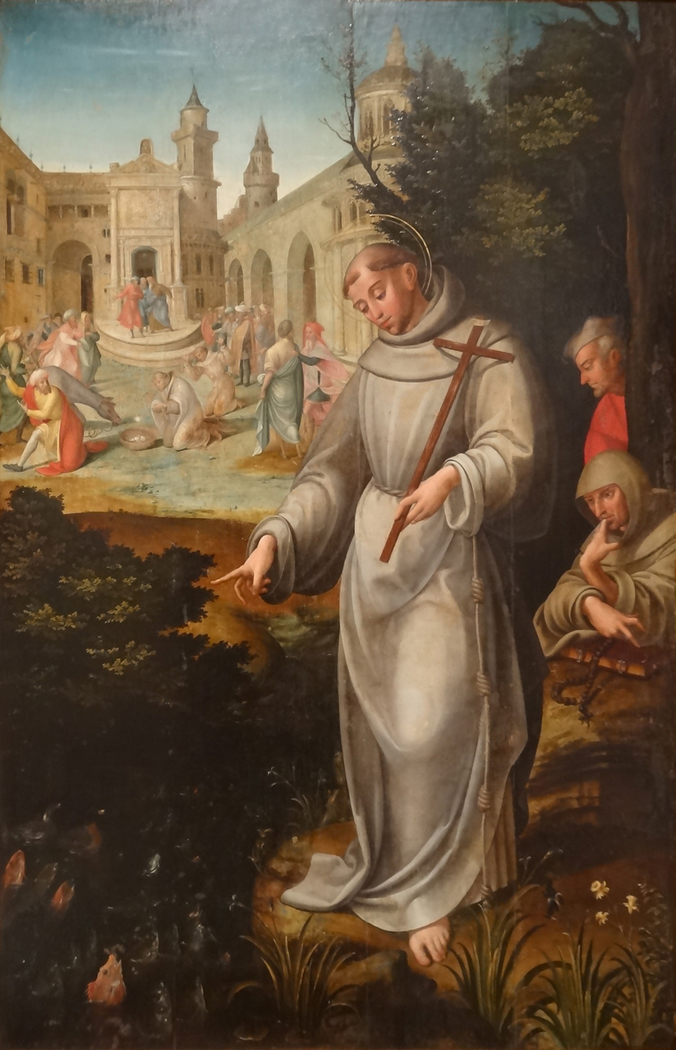 Saint Anthony preaching to the fishes
