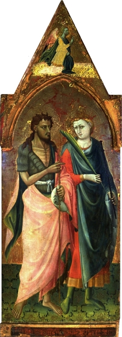 Saint John the Baptist and Saint Miniato by Bicci di Lorenzo
