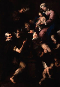 Saint Luke paints the Virgin