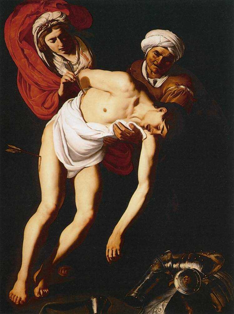 Saint Sebastian Tended by Saint Irene and her Maid