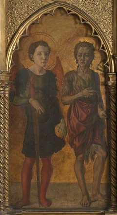 Saints Michael and John the Baptist by Master of Pratovecchio
