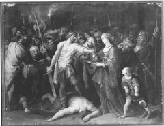 Salome empfängt das Haupt Johannes des Täufers by Frans Francken the Younger