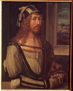 Self-portrait of Albrecht Dürer by anonymous afer Albrecht Dürer