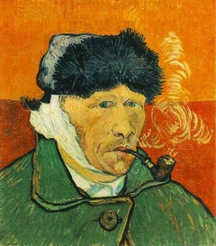Self-Portrait With Bandaged Ear by Vincent van Gogh