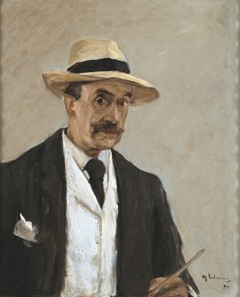 Self-Portrait with Panama Hat