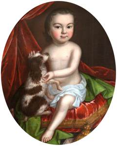Sir Walter Calverley Blackett, 2nd Bt (1707 – 1777) as a Baby by Unknown Artist