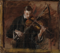 Sketch for Music (The Violinist) by Thomas Eakins