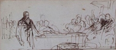 Sketch - John Knox Dispensing the Sacrament - John Phillip - ABDAG014484.135 by John Phillip