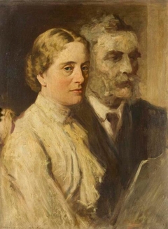 Sketch of Mr and Mrs Orr-Ewing - Sir George Reid - ABDAG004532 by George Reid