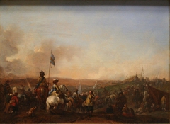 Soldiers on the March by Philips Wouwerman