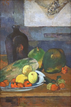 Still Life with a Sketch after Delacroix by Paul Gauguin