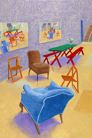 Studio Interior 4 David Hockney Artwork On Useum