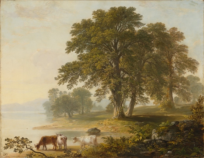 "Study For Summer Afternoon" Asher Brown Durand - Artwork On USEUM