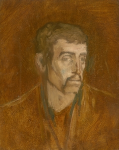 Study of Unhappy Man by László Mednyánszky