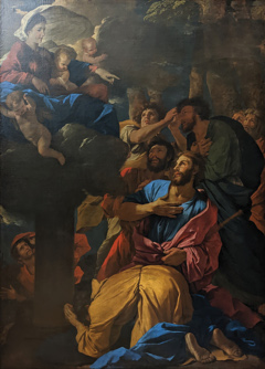 The Apparition of the Virgin to Saint James the Great by Nicolas Poussin