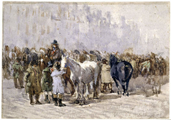 The Birmingham Horse Fair by David Cox Jr