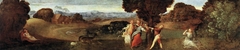 The Birth of Adonis by Titian