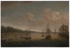 The Capture of Havana, 1762: the Landing, 7th June by Dominic Serres