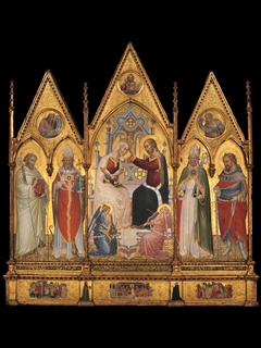 The Coronation of the Virgin, and Saints
