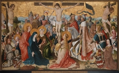 The Crucifixion and Scenes from the Life of Saint John the Baptist by Master of Saint Severin